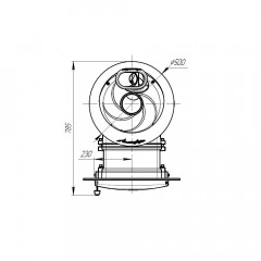 Печь для бани Прометалл Атмосфера L ламели Окаменевшее дерево наборные
