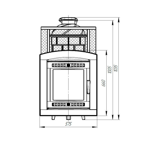 Печь для бани Прометалл Атмосфера XL сетка нержавейка