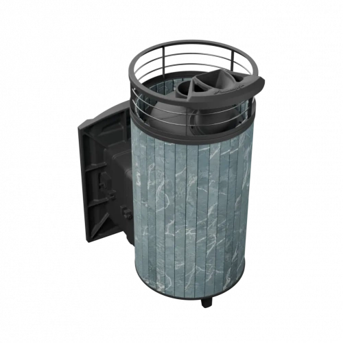 Печь для бани Прометалл Атмосфера XL ламель-сетка Талькохлорит без облицовки тоннеля