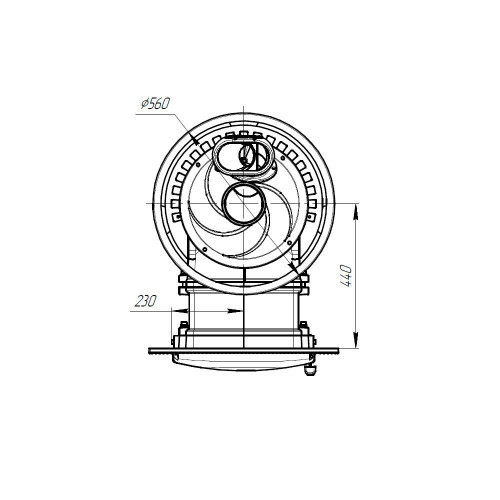 Печь для бани Прометалл Атмосфера XL сетка нержавейка