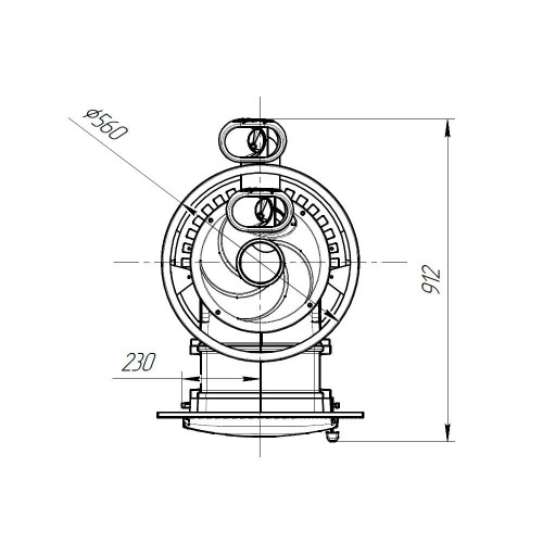 Печь для бани Прометалл Атмосфера XXL сетка нержавейка