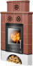 Керамическая печь-камин ABX Regina угловая