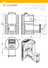 Печь для бани Везувий Скиф Ковка (210) М с закрытой каменкой