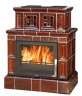 Керамическая печь-камин ABX VALENCIE, с кафельным цоколем