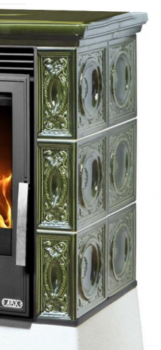 Керамическая печь-камин ABX Helvetia KPI, с допуском воздуха
