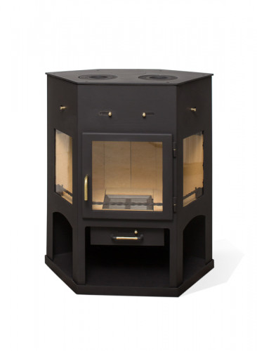 Печь-камин Мета-Бел Енисей с плитой