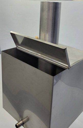 Бак для воды на трубу 115 80 л (304) 1,5 мм