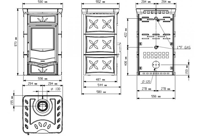 Печь-камин La Nordica Nicoletta