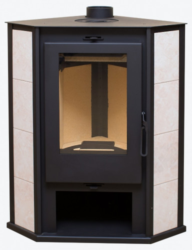 Печь-камин Мета-Бел Ритм 7 угловой с плитой