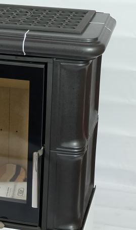 Керамическая печь-камин ABX BAVARIA EXclusive, кафельный цоколь - вставка Orion