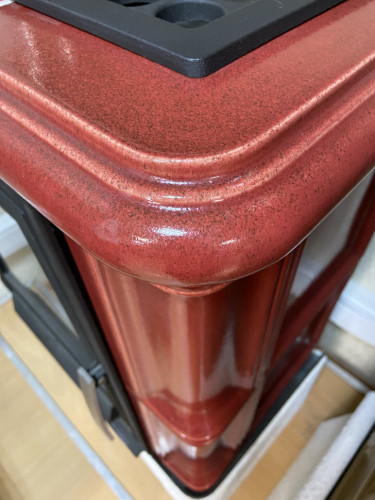 Керамическая печь-камин ABX BAVARIA EXclusive, кафельный цоколь - вставка Orion