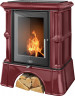 Керамическая печь-камин ABX BAVARIA EXclusive, кафельный цоколь - вставка Orion