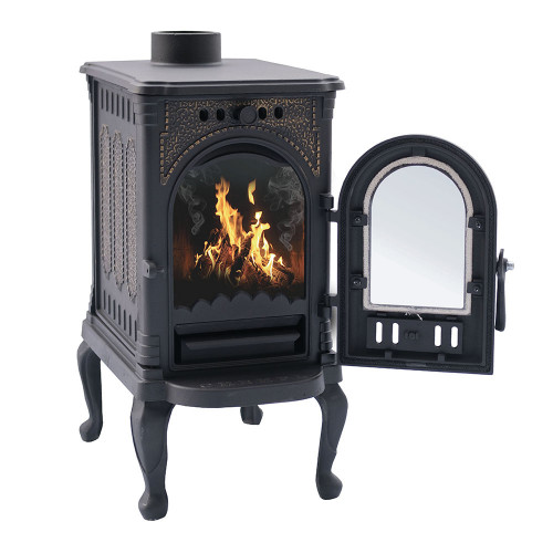 Печь-камин чугунная НМК Сибирь 6